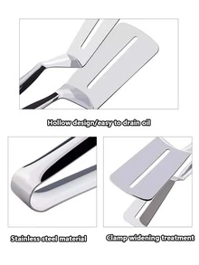 1入組不銹鋼食品鉗 - 銀色 - 查看 4