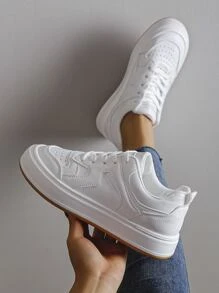 女士極簡前綁帶運動戶外運動鞋