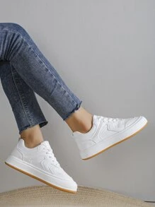 女士極簡前綁帶運動戶外運動鞋