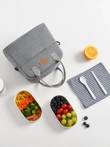 Portable Lunch Bag - Grey - View 5