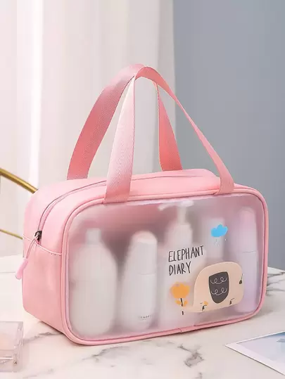 大象印花旅行收纳包