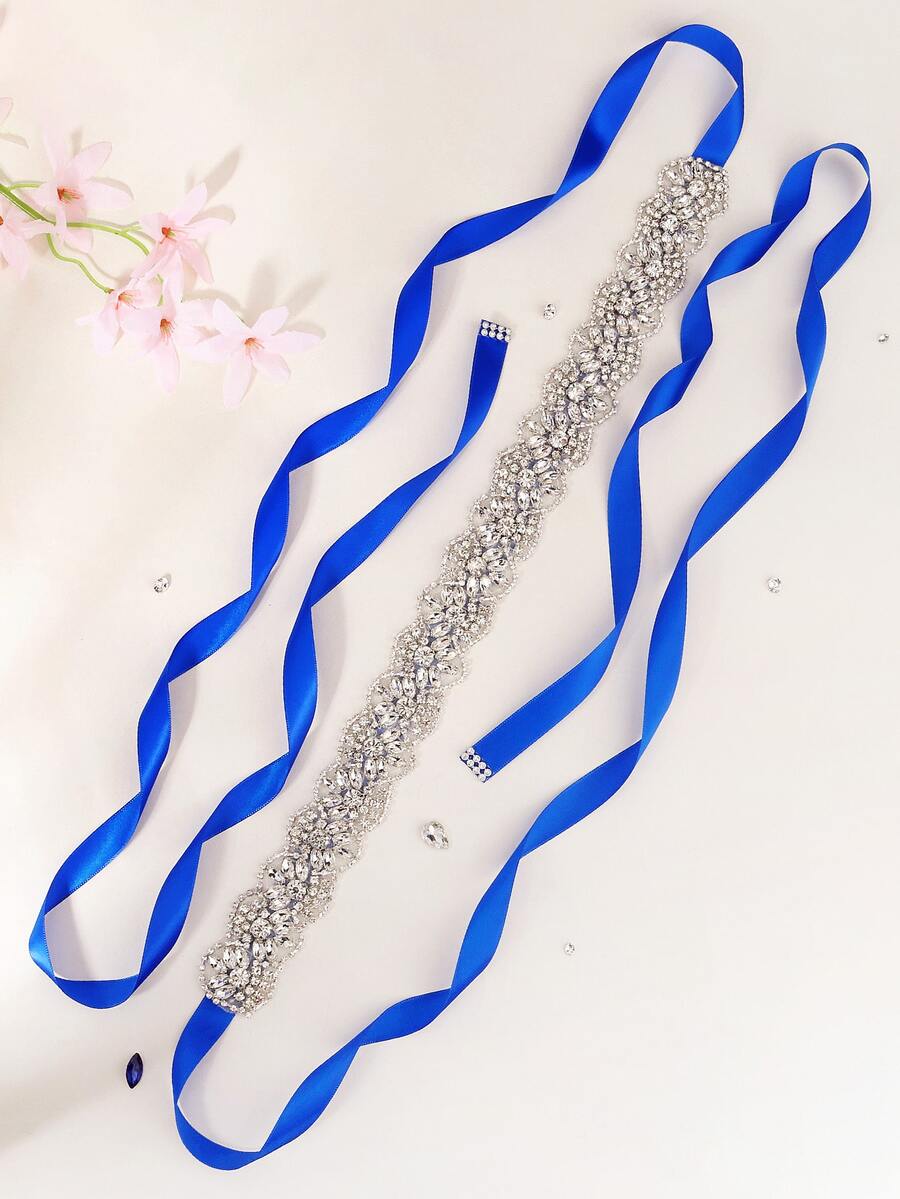 Rhinestone trang trí thắt lưng cô dâu