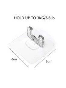 2pcs Clear Self-adhesive Shaver Holder, Wall Mounted Shaver Storage Rack For Household - Black - View 2