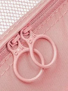 Túi đựng đồ du lịch di động 7 chiếc, Túi đựng quần áo đa năng màu hồng khi đi du lịch, Phong cách Boho - Hồng - Xem 5