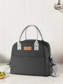 1 pieza Bolsa térmica portátil - Negro - Ver 4