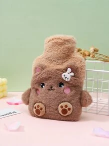 1 pieza Bolsa de agua caliente con diseño de oso