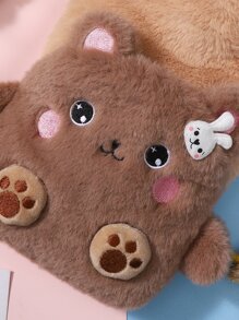 1 pieza Bolsa de agua caliente con diseño de oso