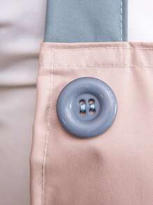 1 pieza Delantal con pechera para adulto impermeable de tela con estampado de dibujos animados