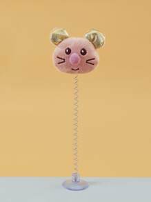 1 Miếng Đã tải mùa xuân Cốc hút Đồ chơi mèo , Thú cưng Hình con chuột Đồ chơi tương tác Đối với Mèo - Nhiều màu - Xem 1