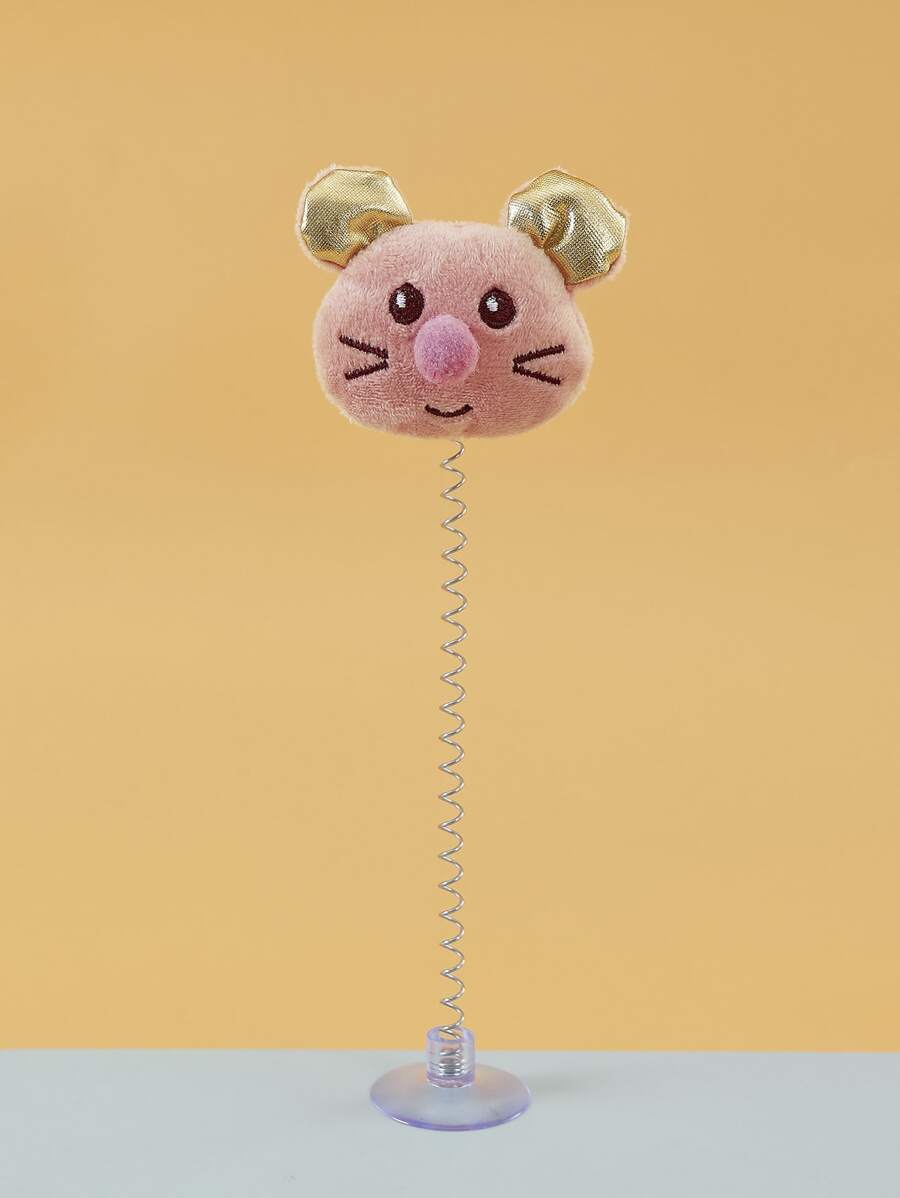 1 Miếng Đã tải mùa xuân Cốc hút Đồ chơi mèo , Thú cưng Hình con chuột Đồ chơi tương tác Đối với Mèo - Nhiều màu - Xem 1