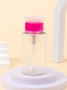 1pc 200ml Makeup Remover Oil Bottle, Set - Hot Pink - View 1