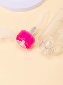 1pc 200ml Makeup Remover Oil Bottle, Set - Hot Pink - View 2