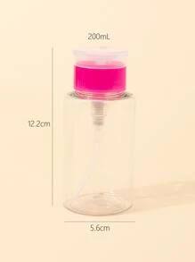 1pc 200ml Makeup Remover Oil Bottle, Set - Hot Pink - View 3