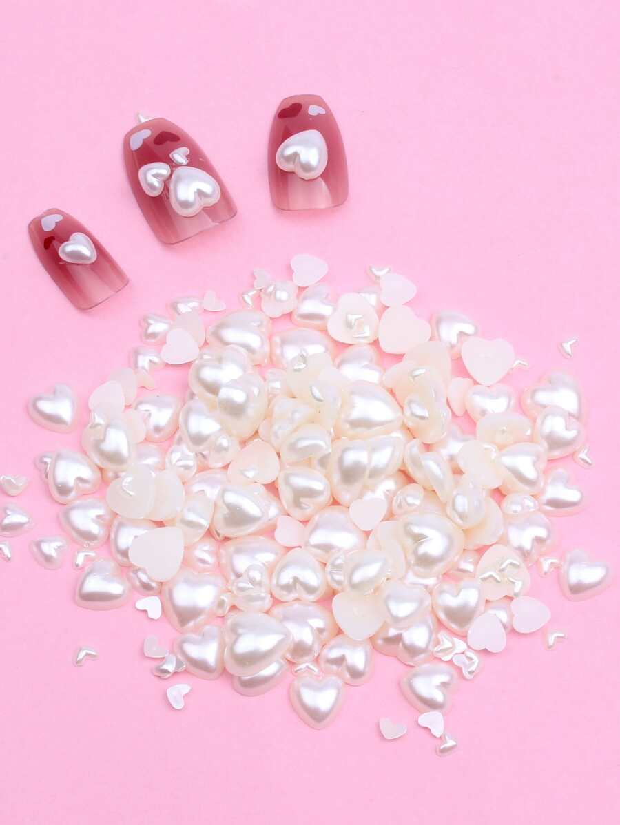 1Pack Heart Design Nail Art Decoration Diy Nail Charms Nail Gems Nail Supplies Nails