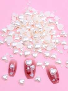 1Pack Heart Design Nail Art Decoration Diy Nail Charms Nail Gems Nail Supplies Nails