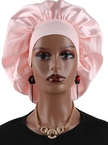1pc 7 CM Elastic Edge Wig Bonnet - Pink - View 1