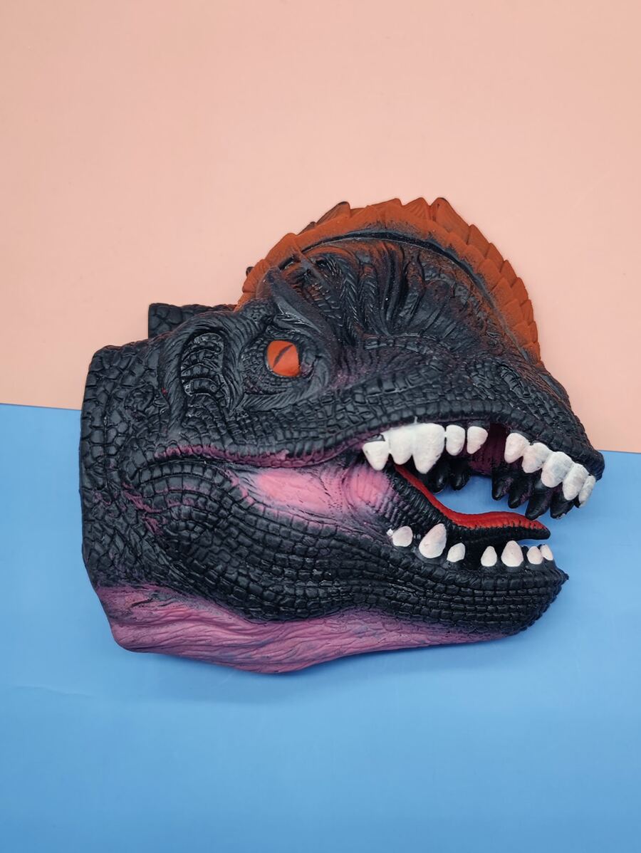 1pc Dinosaur Head Design Cat Teaser Toy - Multicolor - View 1