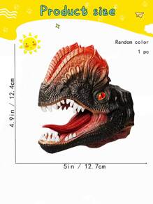 1pc Dinosaur Head Design Cat Teaser Toy - Multicolor - View 5