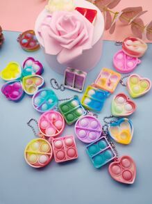 24pcs Color Block Cat Teaser Toy, Cat Interactive Toys - Multicolor - View 2