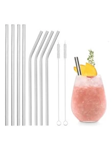 8入組不銹鋼草編和2入組清潔刷