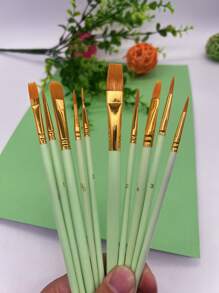 opeth 10pcs Random Color Painting Brush - Multicolor - View 5