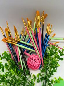 opeth 10pcs Random Color Painting Brush - Multicolor - View 7