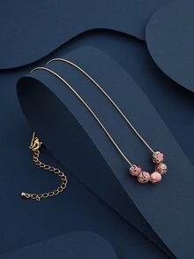 Collar con diseño de cuenta - Multicolor - Ver 2