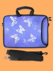 1 pieza Bolso para ordenador con patrón de mariposa - Multicolor - Ver 2