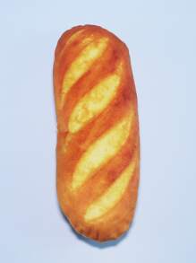 1pc Bread Design Cat/Dog Lover Gift And Dog/Cat Mom Love Pet Plush Toy - Multicolor - View 1