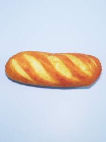 1pc Bread Design Cat/Dog Lover Gift And Dog/Cat Mom Love Pet Plush Toy - Multicolor - View 2