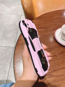 Fashionable Sports Car IMD Crafted Phone Case, Soft & Hard, Anti-Fall, Anti-Sweat, Anti-Fingerprint, Wear-Resistant, Non-Fading - Pink - View 5