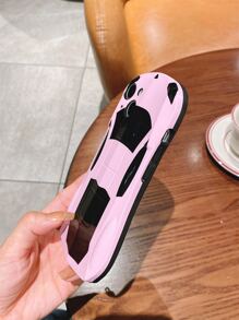 Fashionable Sports Car IMD Crafted Phone Case, Soft & Hard, Anti-Fall, Anti-Sweat, Anti-Fingerprint, Wear-Resistant, Non-Fading - Pink - View 4