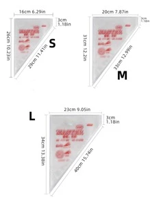 30入組漢字圖案一次性裱花袋 - 彩色 - 查看 2