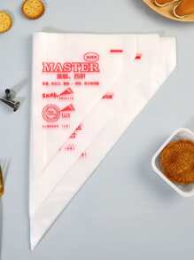 30入組漢字圖案一次性裱花袋 - 彩色 - 查看 4