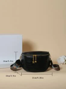 Cangurera con estrella & con diseño de planeta - Negro - Ver 3