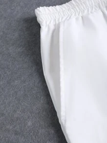 Manfinity Homme Men Two Tone Shirt & Drawstring Waist Shorts Without Tee - Multicolor - View 6