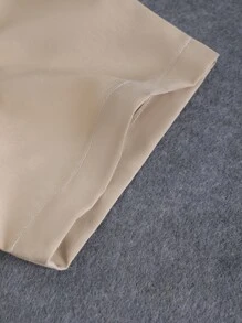 Manfinity Homme Men Two Tone Shirt & Drawstring Waist Shorts Without Tee - Multicolor - View 3