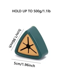 1pc Wall Mounted Plastic Wall Hook,Creative Random Color Durable Hanging Towel For Bathroom - Multicolor - View 2