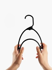 5 piezas Percha unicolor - Negro - Ver 3