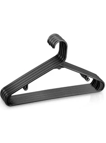 5 piezas Percha unicolor - Negro - Ver 4