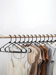 5 piezas Percha unicolor - Negro - Ver 6