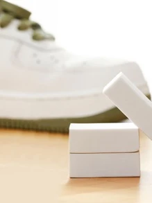 3入組/套TPR橡膠鞋橡皮,現代白色鞋清潔橡皮 - 白色 - 查看 3