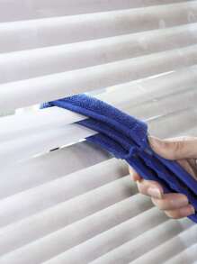 Bàn chải làm sạch rèm cửa 1 cái - Màu xanh lam - Xem 4