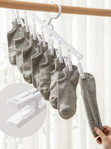 1pc Random Color Multifunction Anti-slip Clothespin - Multicolor - View 4