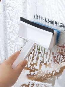 1pc Multifunction Glass Cleaning Brush, Double Sided Wiper, Multifunction Cleaning Tool For Home - Multicolor - View 2