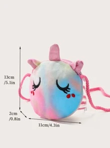兒童隨機紮染獨角獸設計異形包 - 彩色 - 查看 3