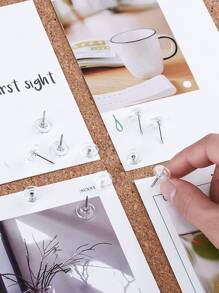 50 件透明图钉套装，返校，学校用品