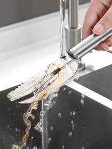 1入組不銹鋼三合一鱗片刮刀