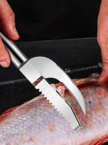 1入組不銹鋼三合一鱗片刮刀