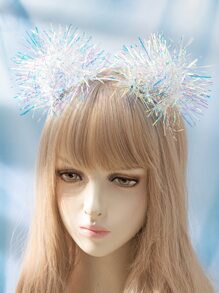 2 chiếc băng đô dự tiệc trang trí bằng kim tuyến - Nhiều màu - Xem 3